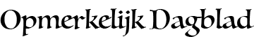 Opmerkelijk Dagblad